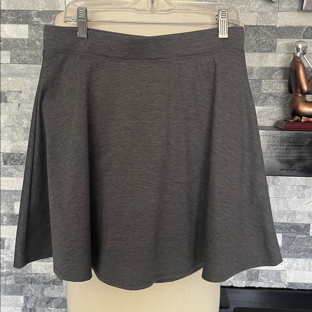 The Children's Place Girl Skater Skirt Skort Heather Gray Blue Sz 16